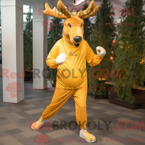 Gold Elk maskot...