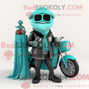 Turkis timeglas maskot...