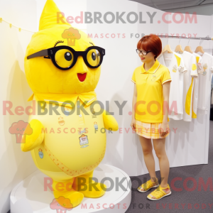 Yellow Chicken mascot...