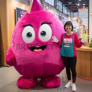 Magenta Dim Sum maskot...