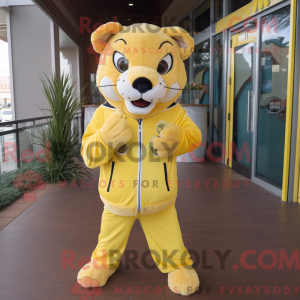 Lemon Yellow Mountain Lion...