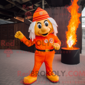 Máscara Orange Fire Eater...