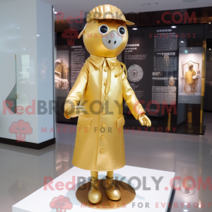 Disfraz de mascota Gold...
