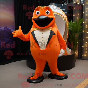 Orange Stingray mascot...
