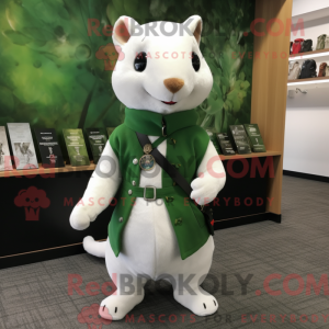 Forest Green Ermine mascot...