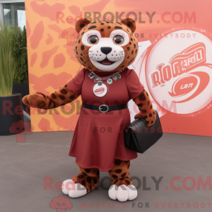 Rust Jaguar maskot kostume...