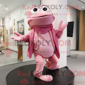 Maskottchenkostüm Pink Frog...