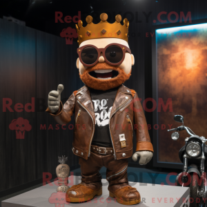 Rust King mascot costume...