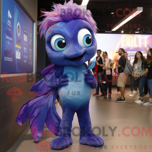 Lilla Betta Fish maskot...