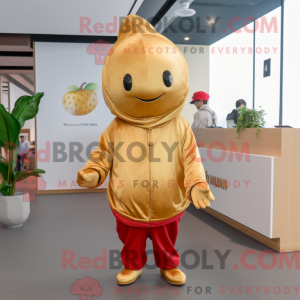 Gold Strawberry maskot...