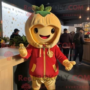 Gold Strawberry maskot...