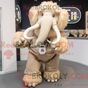 Disfraz de mascota mamut...