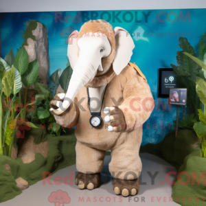 Figura de máscara de mamute...