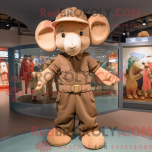 Brown Elephant mascot...