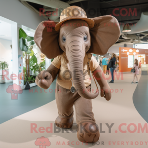 Brown Elephant mascot...