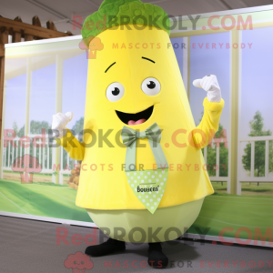 Lemon Yellow Celery mascot...