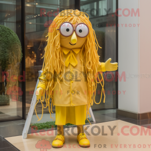 Gold Spaghetti mascot...