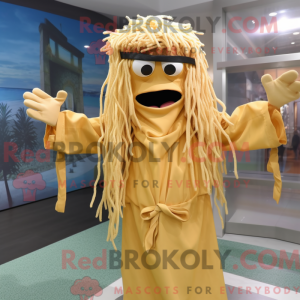 Gold Spaghetti mascot...