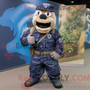 Navy Commando mascot...