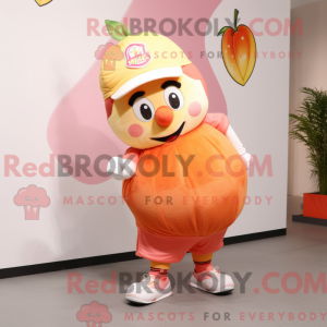 Peach King mascot costume...