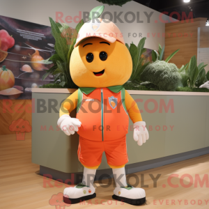Peach King mascot costume...