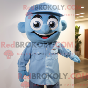 Postava maskota Sky Blue...
