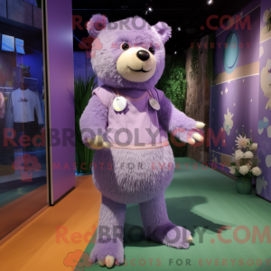 Lavender Bear Maskottchen...