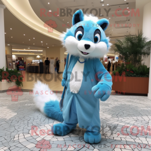Postava maskota Sky Blue...