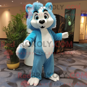 Postava maskota Sky Blue...