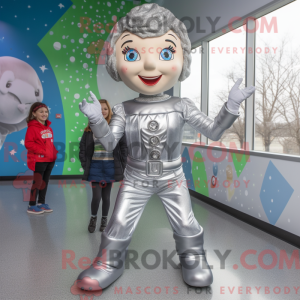 Sølv irsk danser maskot...