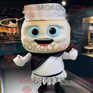 Hvid Sushi maskot kostume...