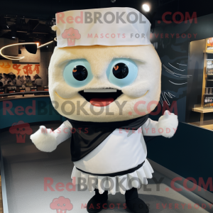 White Sushi mascot costume...
