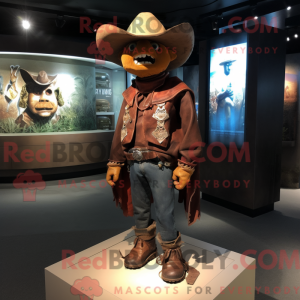 Rust Cowboy-mascottekostuum...