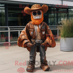 Postava maskota Rust Cowboy...