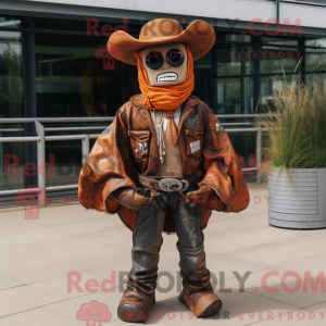Rust Cowboy-mascottekostuum...