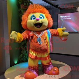Orange Rainbow mascot...