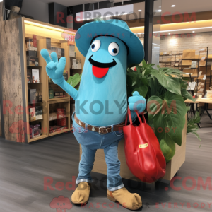 Turquoise Pepper mascot...