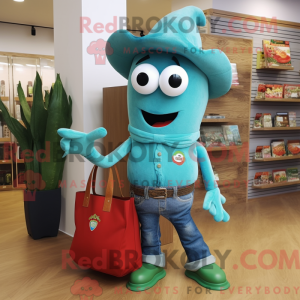 Turquoise Pepper mascot...