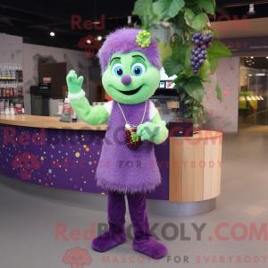 Grape maskot kostume...