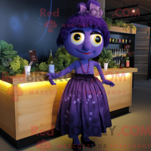 Grape maskot kostume...