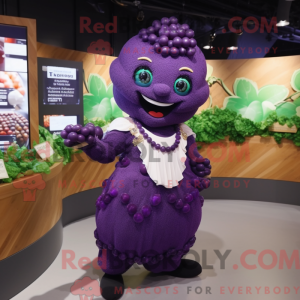 Grape mascot costume...