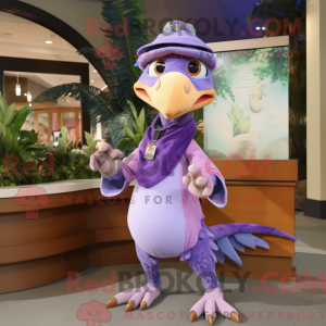 Lavender Dimorphodon mascot...
