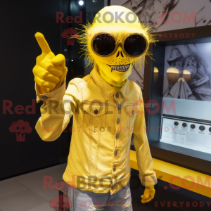 Yellow Undead mascot...