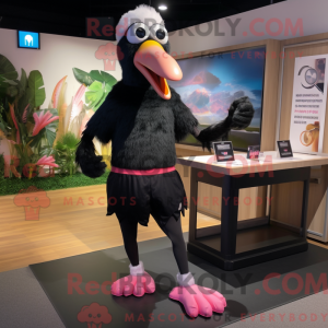 Black Flamingo mascot...