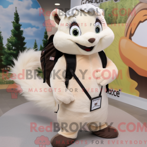 Figura de máscara de skunk...