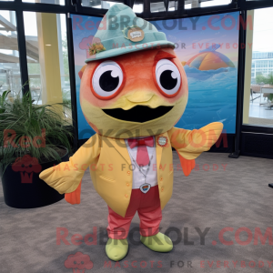 Peach Fish Tacos mascot...