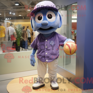 Lilla baseball bold maskot...