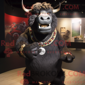 Black Buffalo mascot...