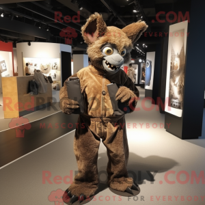 Brown Gargoyle mascot...