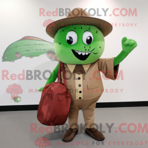 Brun Vandmelon maskot...